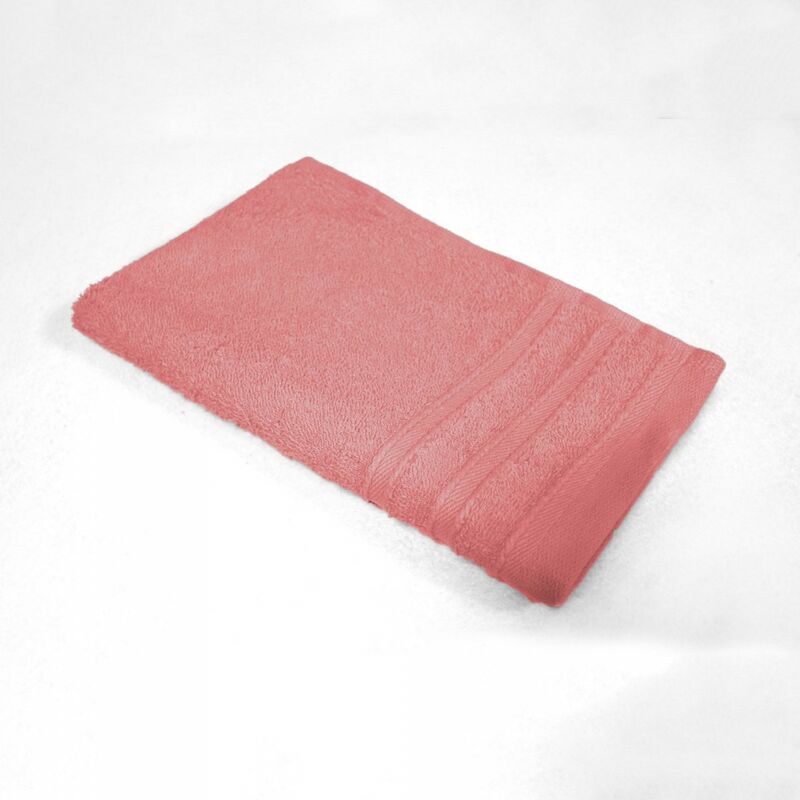 serviette de douche 70 x 130 cm rose