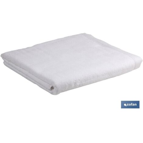 Serviette de douche blanche Gr580m2 modèle Paloma 70x140cm
