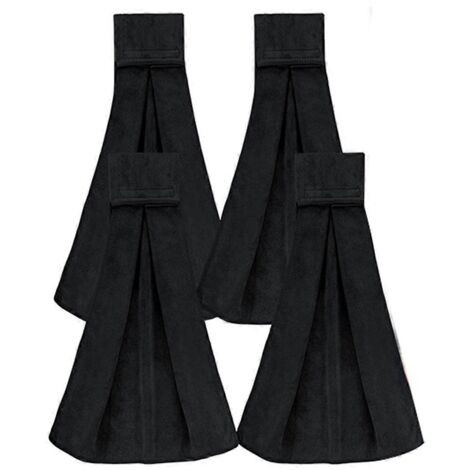 Serviette de football très absorbante pour quarterback, noire.