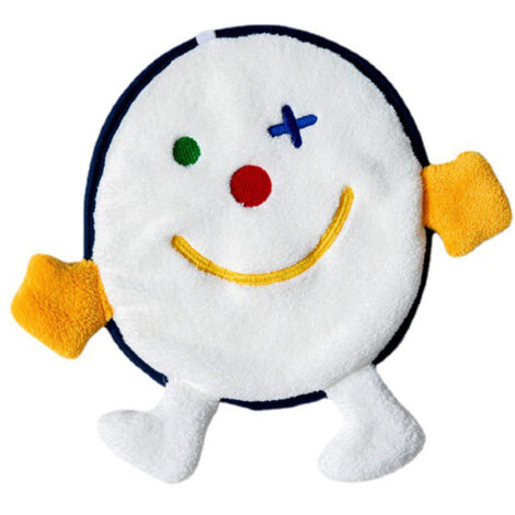 Serviette de Main Suspendue Dessin Animé - Absorbante Rapide, Fibre Polyester Douce pour Cuisine et Salle de Bain - Clown