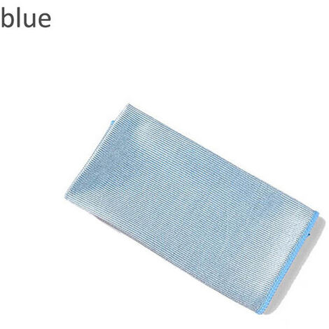 Serviette de nettoyage en microfibre sans Trace, absorbante, douce et sans peluches, pour la maison, les vitres, la voiture, 3 couleurs, 1 pièce,Bleu,CHINA,40x60cm