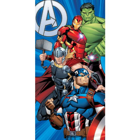 Serviette de plage 70x140 AVANGERS MARVEL Coton