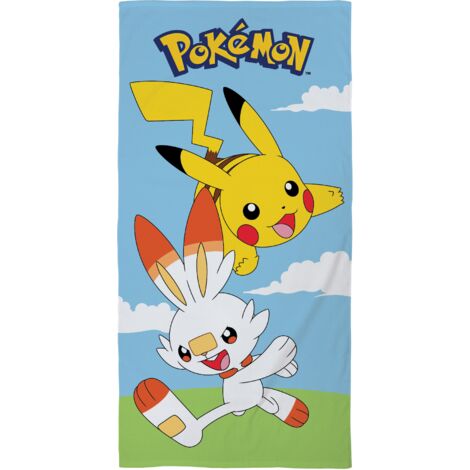 Serviette de plage 70x140 Pokémon Pikachu