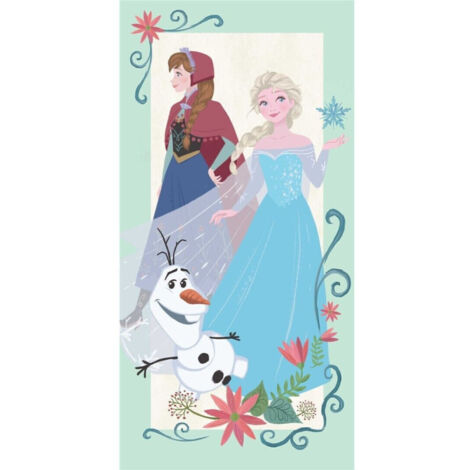 Serviette de plage - Disney La Reine des Neiges - Elsa et Anna- 70x140 cm