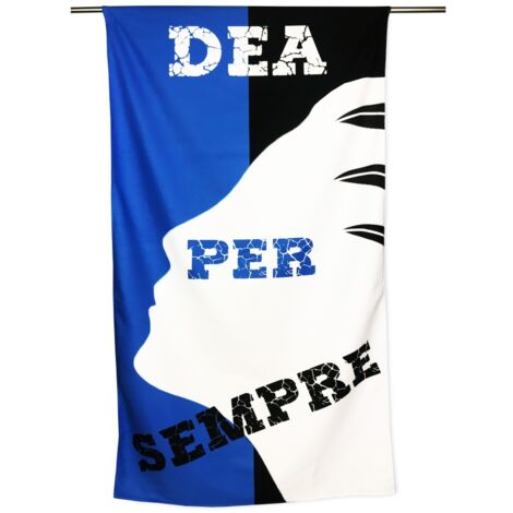 Serviette de plage en éponge DEA PER SEMPRE grande taille cm. 90 x 170