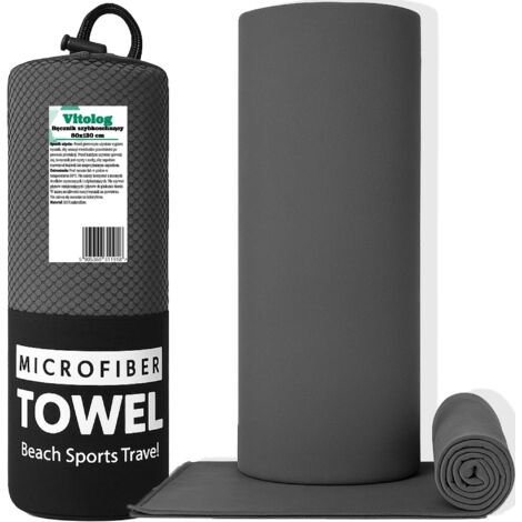 Serviette de plage en microfibre à séchage rapide pour la salle de sport 80x130 cm