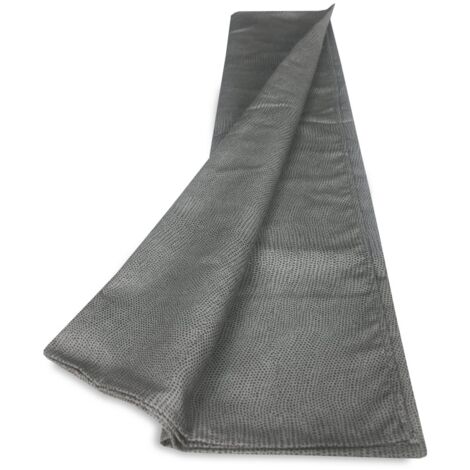 SERVIETTE DE PLAGE EN MICROFIBRE UNIE IMITATION PYTHON GRANDE TAILLE 80 X 160 CM Gris foncé