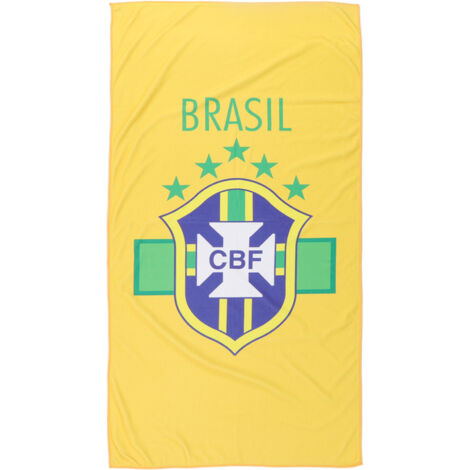 Serviette de Plage Fan 140x72cm avec Drapeau National et Logo Équipe 2022 - Idée Cadeau