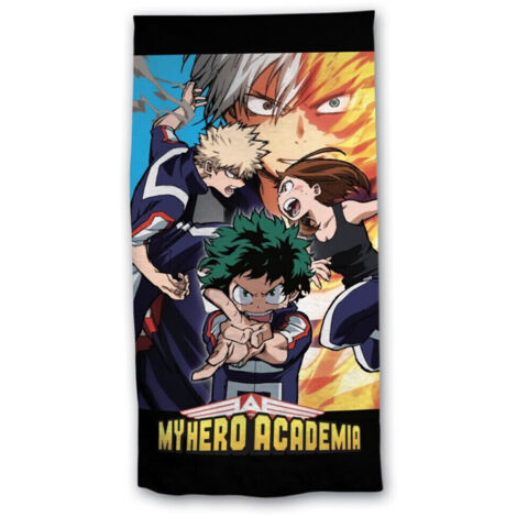 Serviette de plage - My Hero Academia avec tous les personnages - 70x140 cm