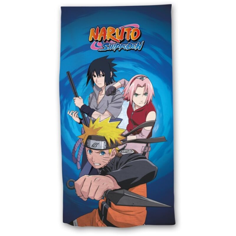 Serviette de plage - Naruto Et Ses Amis - Noir