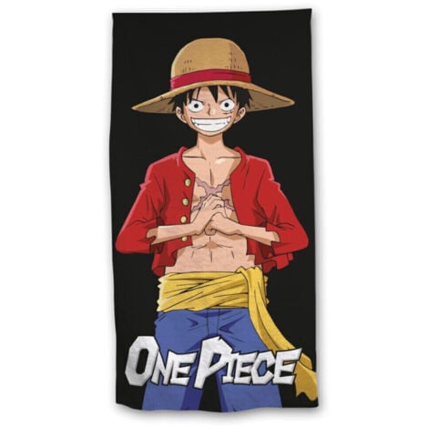 AYMAX Serviette de plage - One Piece - Luffy - 70x140 cm