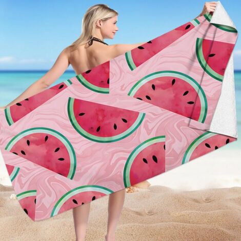 Serviette de plage rectangulaire PASTEQUES 150x70 REC54WZ14