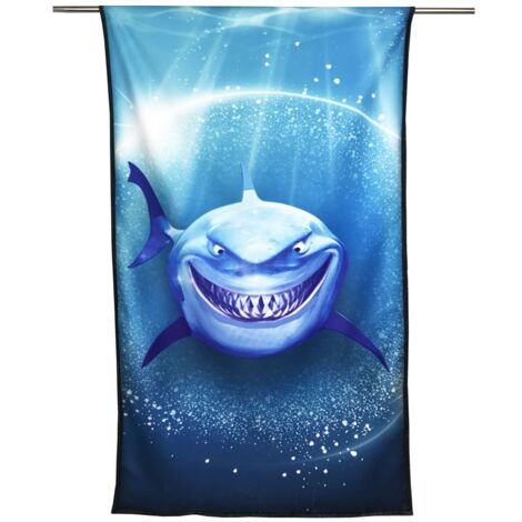 Serviette de plage Terry Shark cm. 90 x 170 grand format