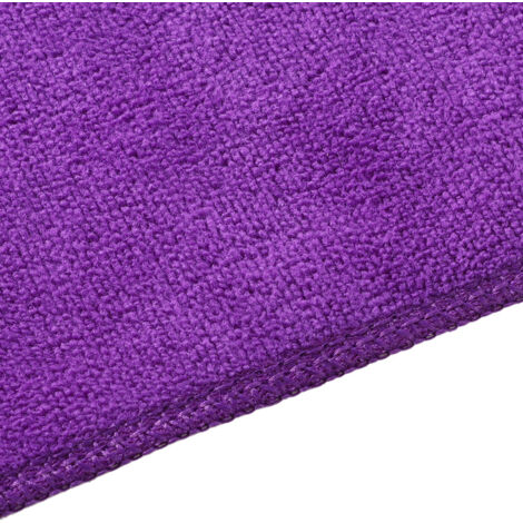 Serviette de Sauna en Microfibre Douce et Absorbante pour Spa et Plage - Accessoire Salon Violet