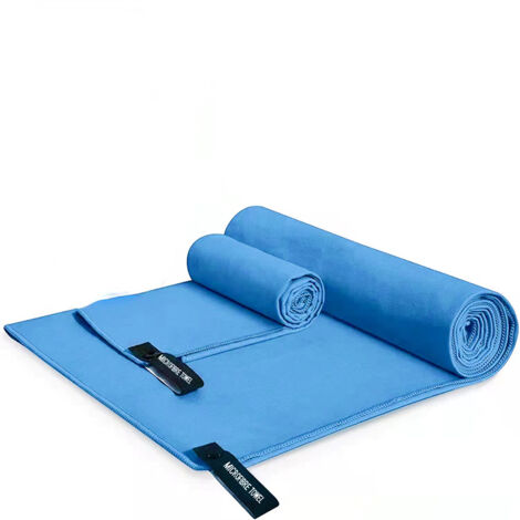 Serviette de sport à séchage rapide pour la natation, la salle de sport, le camping et la plage - Légère et absorbante