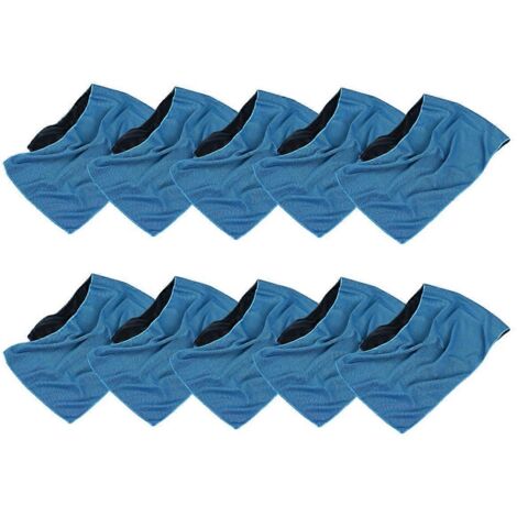 Serviette de sport bleu clair à séchage rapide, idéale pour la salle de sport.