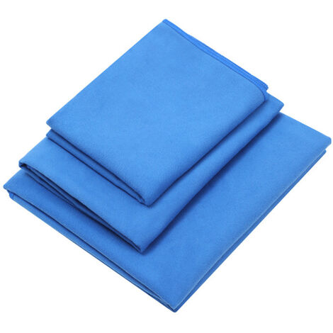 Serviette de sport portable en velours double face à séchage rapide, idéale pour la natation et le fitness en extérieur, et absorbant la transpiration.