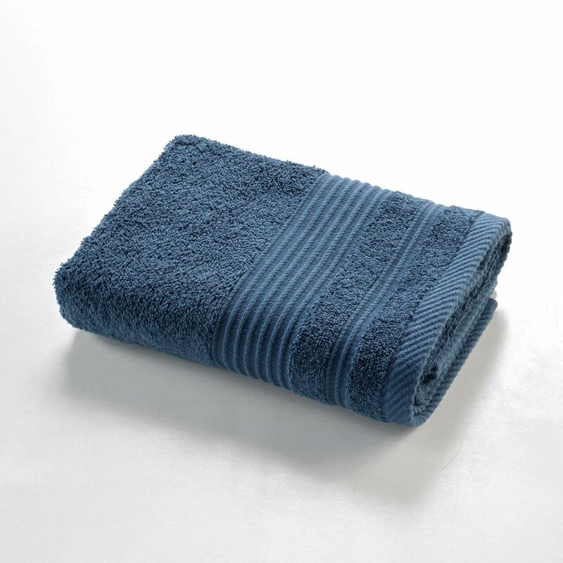 doulito - serviette de toilette 50x90 cm - 500g/cm² bleu - bleu