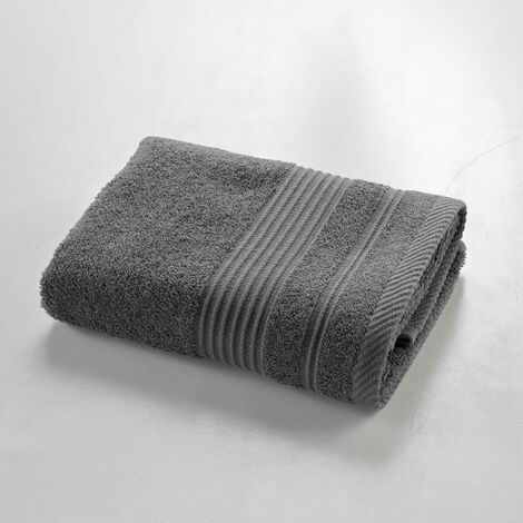 Serviette de toilette 50 x 90 cm Tendresse anthracite