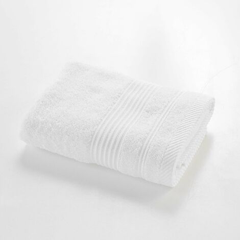 Serviette de toilette 50 x 90 cm Tendresse blanc