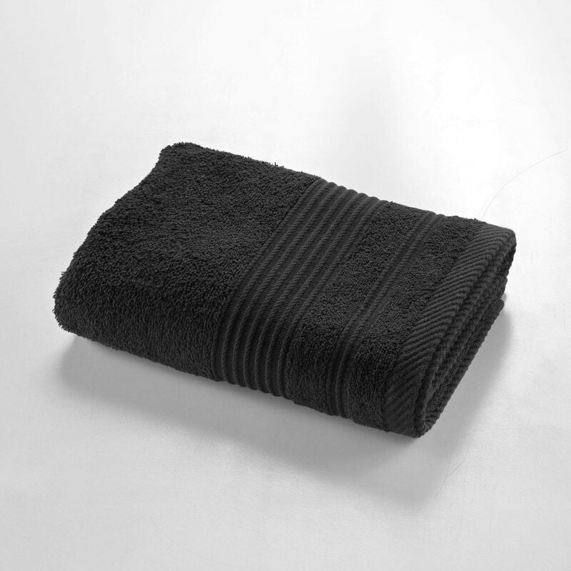 serviette de toilette 50 x 90 cm tendresse noir