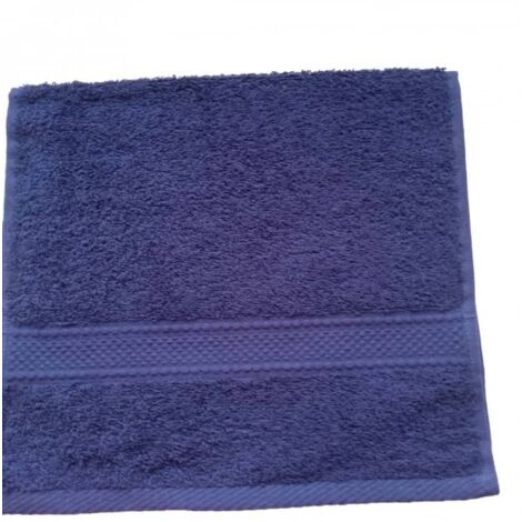 Serviette de toilette bleu marine 50x90 cm - 50 x 90 cm - Bleu marine