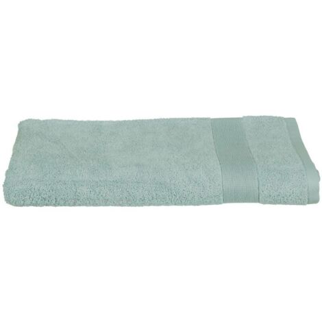 Serviette de toilette  coton bleu clair 33x73cm - Atmosphera créateur d'intérieur
