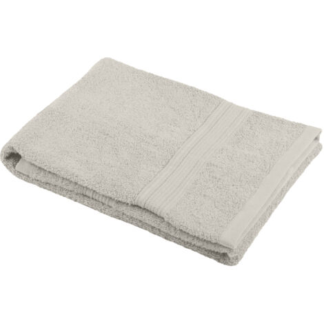 Serviette de toilette en coton bio Beige 50x90 cm