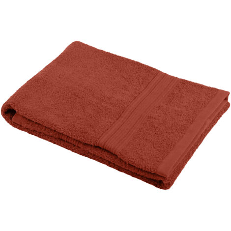 Serviette de toilette en coton bio Pétrole 50 x 90 cm - Pétrole