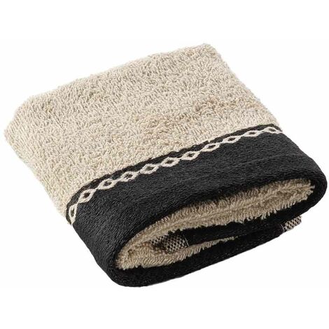 1001KDO Serviette de toilette invite 30 x 50 cm Majestic sable