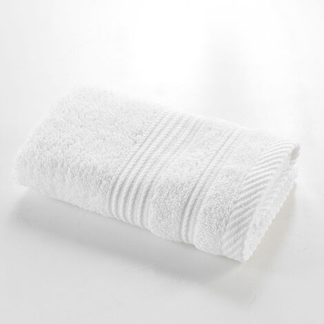 Serviette de toilette invite 30 x 50 cm Tendresse blanc