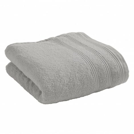 UNIVERS D�COR Serviette de toilette éponge Spa 50 x 100 cm / 400 gr/m² - Spa Gris