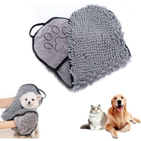 Serviette de toilette pour chien et chat Serviette de toilette pour animaux de petite taille et de taille m KIT DE PRODUITS DE SOIN
