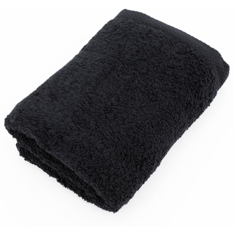 linnea - serviette de toilette pure - noir