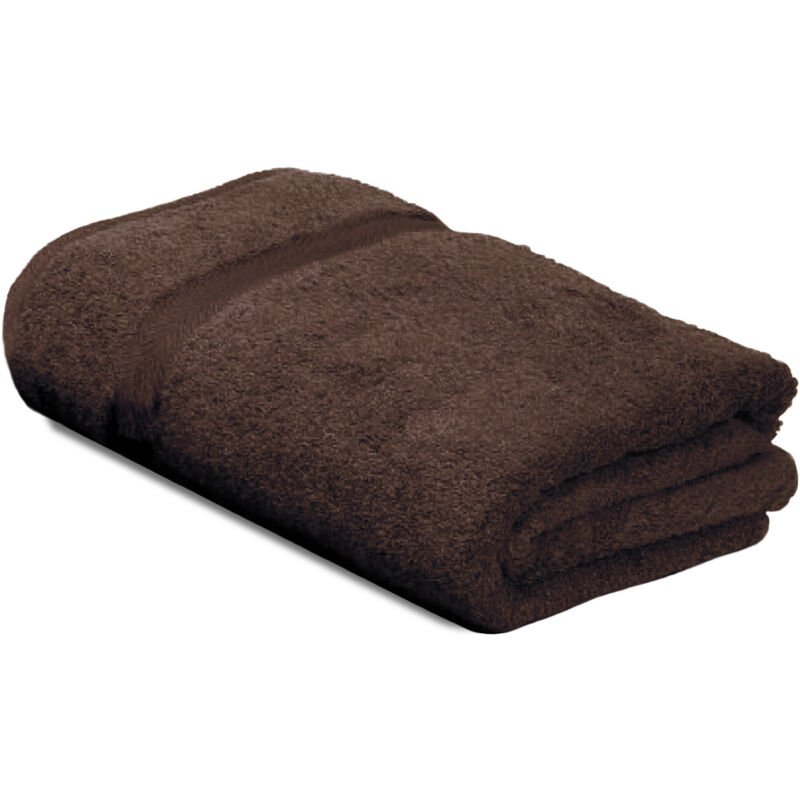 linnea - serviette de toilette royal cresent 40x60 cm - marron chocolat