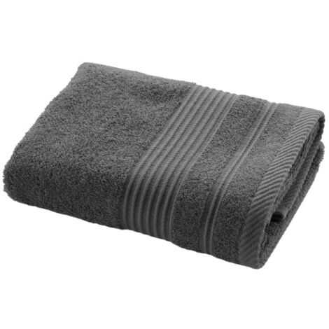 Serviette de Toilette "Tendresse" 50x90cm Anthracite