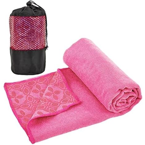 Serviette De Yoga - Microfibre Non Glissante 72 X 24 Pouces - Pour Yoga Chaud Pilates Fitness - 1 Pièce