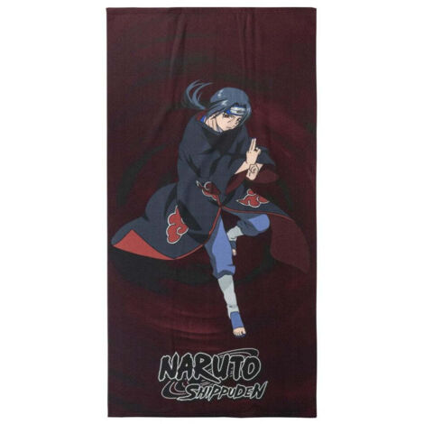 Serviette - Educa Borras - Naruto Shippuden - Microfibre - Rouge - Lavable