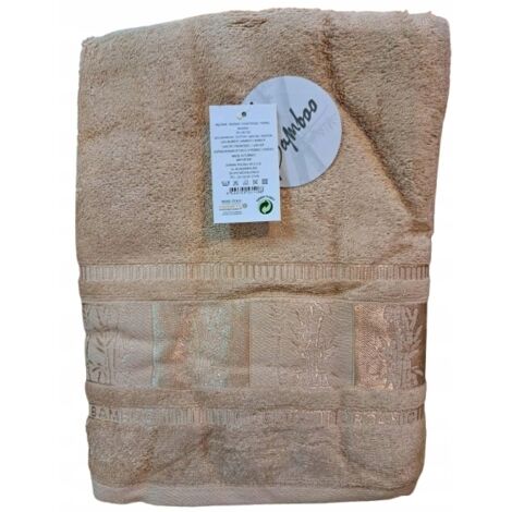 SERVIETTE EN BAMBOU 70x140cm beige
