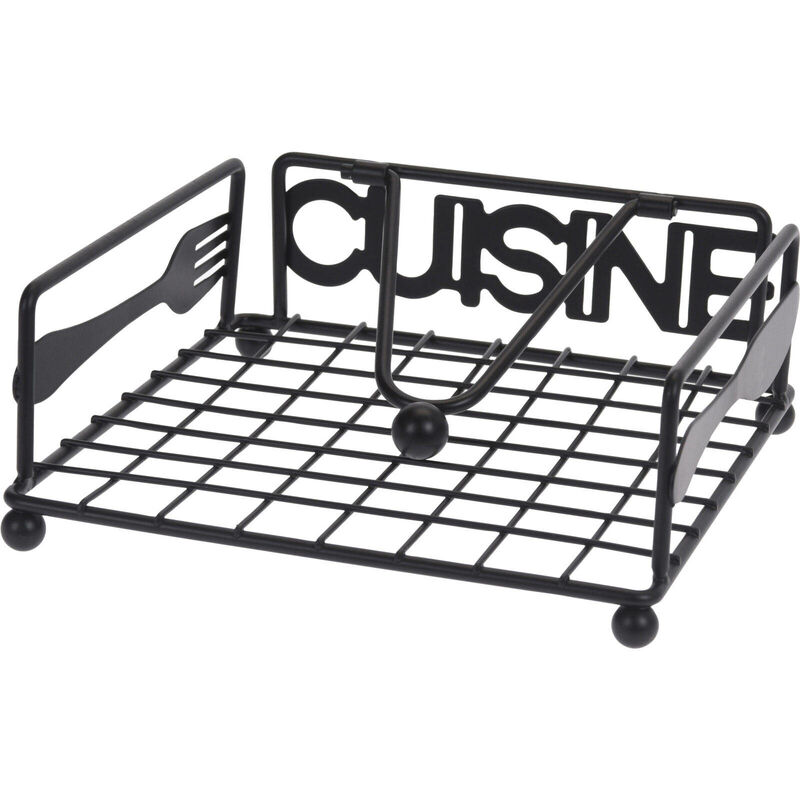 Serviette en métal cuisine, 18 x 18 x 7 cm