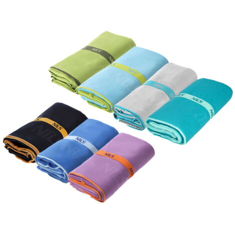 Serviette en microfibre 180x100 cm NILS CAMP NCR12 NCR12 Gris foncé Serviette en microfibre 180x100 cm NILS