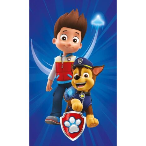 Serviette enfant pour maternelle 30x50 Pat'Patrouille Chiots