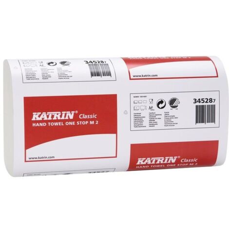 Serviette Katrin Classic One-Stop M2 2 couche blanc L200xl255env. mm adapté à 9000 469 070 ELOS
