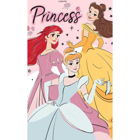 Serviette maternelle 30x50 Princesses Disney Enfants Princesse Bébés