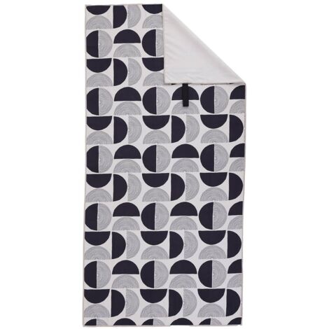 Serviette microfibre imprimee 150x75cm - bilbao - Tendance