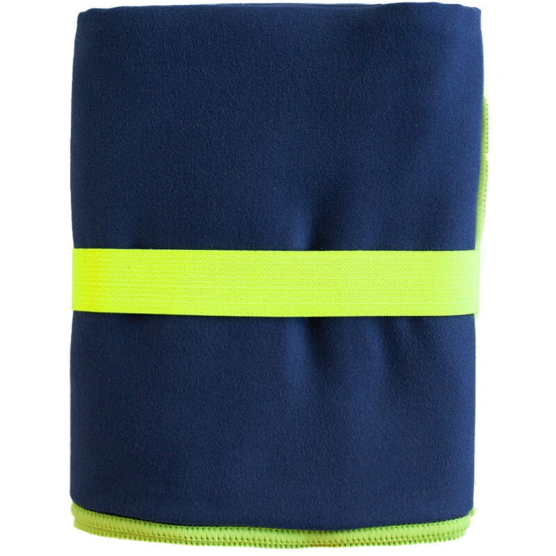 Serviette microfibre séchage rapide 80x130 FITNESS Bleu marine