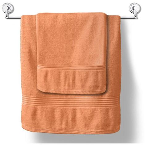 Serviette Mistral 70x140 corail éponge 450 g/m²