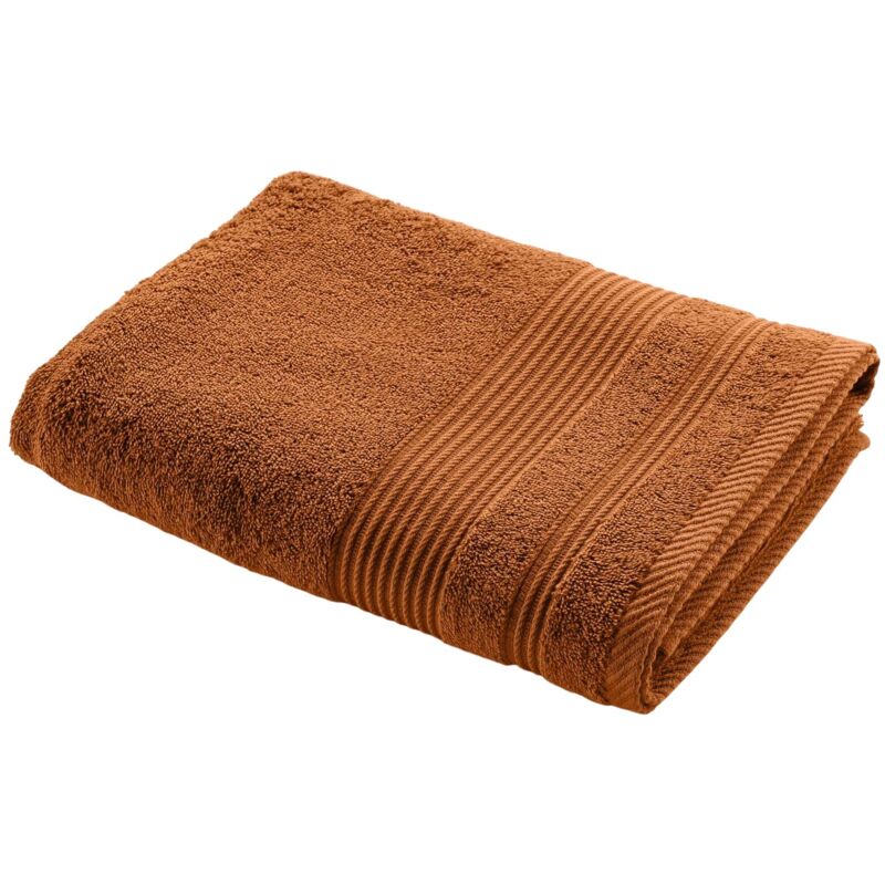 Serviette ou drap de douche 70 x 130 cm Tendresse caramel Serviette ou drap de douche 70 x 130 cm Tendresse caramel