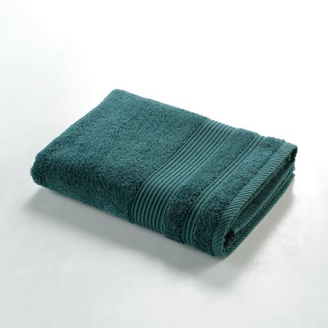 Serviette ou drap de douche 70 x 130 cm Tendresse emeraude