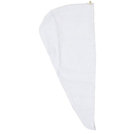 Serviette pour Cheveux "Bambou" 22x52cm Blanc
